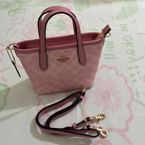 Coach City Mini Tote Bag In Signature - Picture 1 of 7